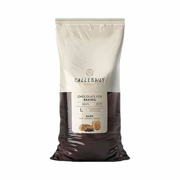 BARRY CALLEBAUT Ciocolată neagră termostabilă, picături, cacao 48% - 10kg