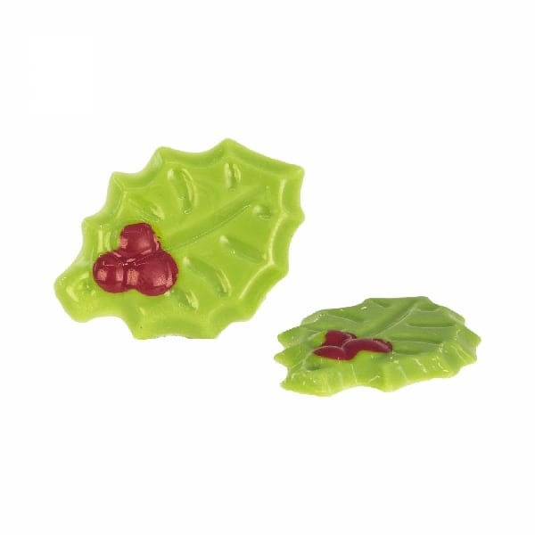 BARRY CALLEBAUT - Holly Leaf green/red