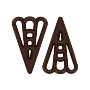 Triunghiuri de ciocolată neagră