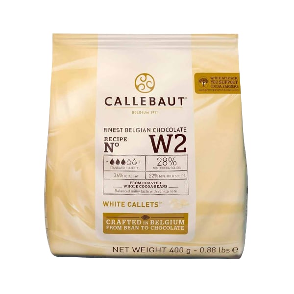 BARRY CALLEBAUT - Ciocolată albă - Recipe W2, cacao 28%