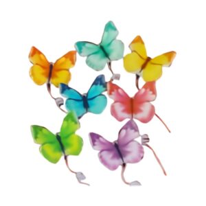 Decorațiuni din zahăr/topper - Fluturi colorați
