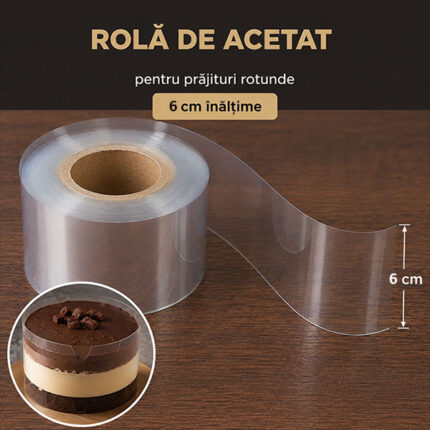 2G - Folie acetat, rola - 6cm x 25m
