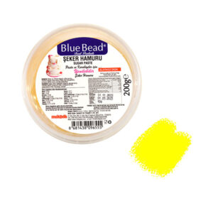 BLUE BEAD - Pastă de zahăr galben închis