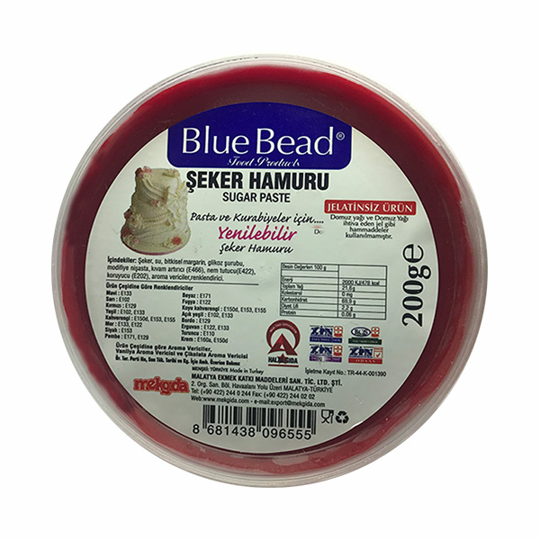 BLUE BEAD - Pastă de zahăr maro