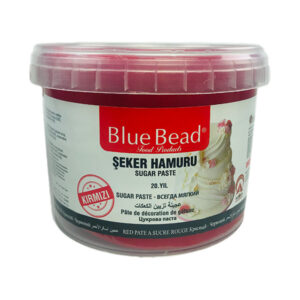 BLUE BEAD - Pastă de zahăr roșie