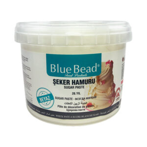 BLUE BEAD - Pastă de zahăr albă