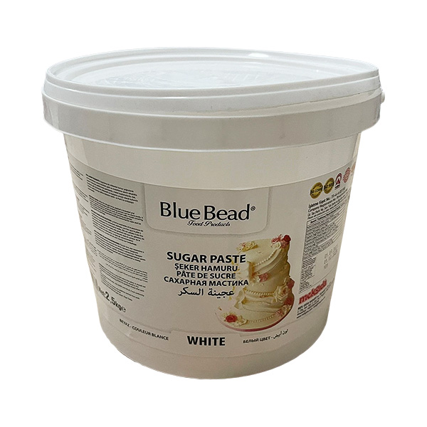 BLUE BEAD - Pastă de zahăr albă
