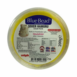 BLUE BEAD - Pastă de zahăr galbenă