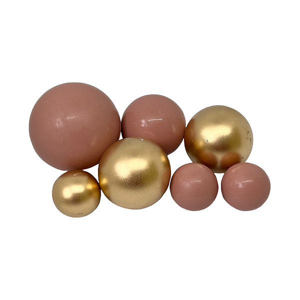 Set sfere de ciocolată - Maro + Aurii