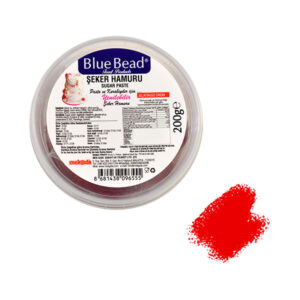 BLUE BEAD - Pastă de zahăr roșu închis