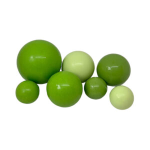 Set sfere de ciocolată Trio verde