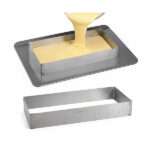 Rama reglabila inox prajituri dreptunghiulara, h 8.5cm - 1buc. - imagine 2
