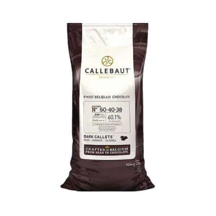 BARRY CALLEBAUT - Ciocolata neagra veritabila – dropsuri, cacao 60,1% - 10kg