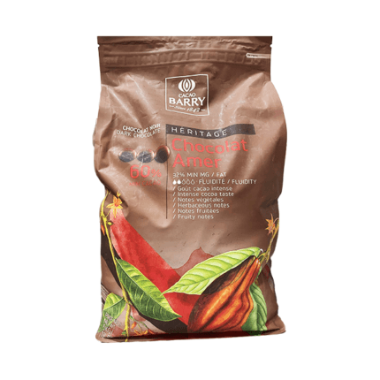 Cacao Barry - AMER - Ciocolata neagra veritabila PREMIUM 60% - 5kg