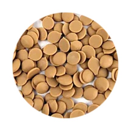 BARRY CALLEBAUT - Ciocolata cu lapte veritabila cu aroma de caramel  GOLD- cacao 32,6% - 1kg (vrac)