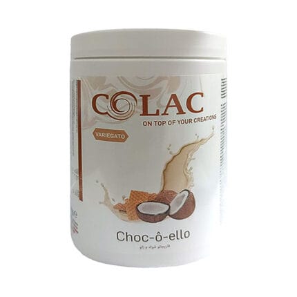 COLAC - Variegato - Raffaello - Pasta concentrata crocant de nuca de cocos si bucati de napolitana - aromatizare Choc-o-ello - 1.15kg