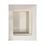 Cutie de prajituri alba cu fereastra - 24.5x34.5x6.5cm - 5buc.