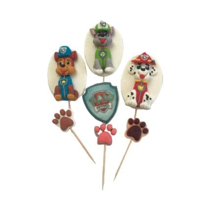 Decor tort - Toper pasta de zahar- Patrula Catelusilor- 3410-baietei