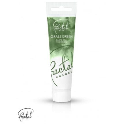 Fractal - Colorant alimentar gel - Verde iarba/Grass green - 30g