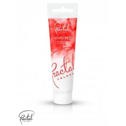 Fractal - Colorant alimentar gel - Rosu aprins/Vivid Red - 30g