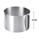Inel reglabil pentru tort Inox, 16 - 30 cm, h 10cm - 1buc. - imagine 4
