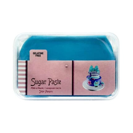 2G - Pasta de zahar albastra pentru acoperit si modelat flori/figurine - 1kg