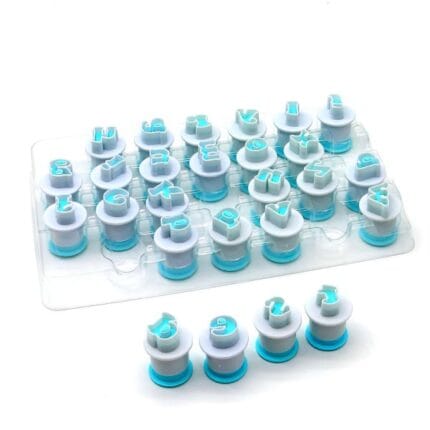 Set decupatoare literele mici, cu ejector -19493-43 26buc.0,150