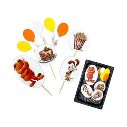 Decor tort/Topper - Set Motanul Garfield #2379