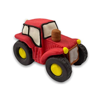 Decor tort - 1533 - Tractor rosu - 1buc.
