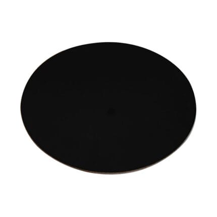 Platou tort rotund NEGRU Ø25cm h 3 mm MDF - 5buc.