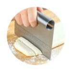 Racleta de inox pentru patiserie 20 cm,pentru portionat sau indreptat torturile - 1buc. - imagine 3