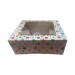 Cutie de prajituri tiparita/party cu fereastra - 23x20x9cm - 5buc.