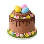 Decor tort - Cuib cu oua de Paste #1600 - imagine 2