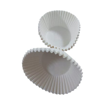Chese pentru prajituri, din hartie, albe nr 3 - 50buc.-10,50cm