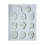 Forma de silicon, 11 cavitati - Flori-1002 - 1buc. - imagine 2