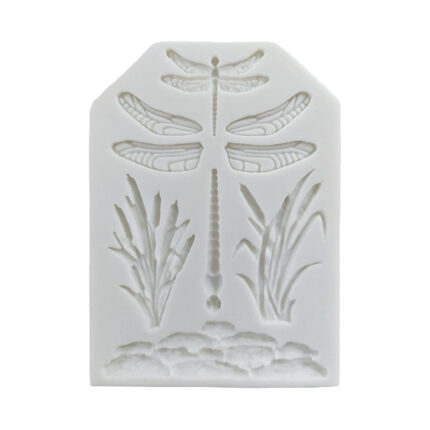 Forma de silicon, pentru fondant, pasta de zahar - Libelula, trestie #0577 - 1buc.