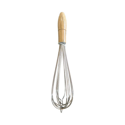 Tel de inox cu maner de lemn, 38 cm - 1buc.