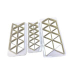 Set Decupator Hexagonal Pentru Borduri Tort - 3 BUC-18, 15, 14 cm #2765 - 3buc.