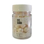 My Bake - Sprinkles - Perle decor ∅8 mm -Alb Perlat #6950 -100gr