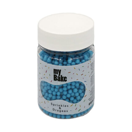My Bake - Sprinkles - Perle Decor Nonpareils- ∅2 mm - Albastru #6721 - 45g
