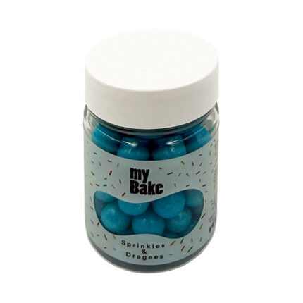 My Bake - Sprinkles - Perle decor ∅8 mm - Albastru #6981 - 45g