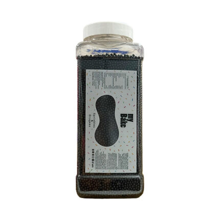 My Bake - Sprinkles - Perle  Decor de zahar- ∅2 mm - Negru #5526 - 1kg
