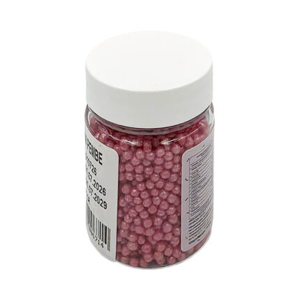 My Bake - Sprinkles - Perle Decor Nonpareils - ∅2 mm - Roz Aprins #6714 - 45g