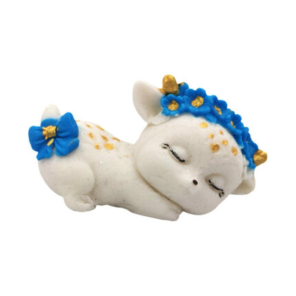 Decor tort - Cerb cu Fflori #1581 - 1buc.-7cm