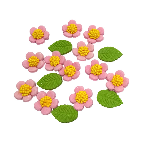 iryska-flori-de-primavara-roz-30092026 Decor tort - Set Flori de Primavara, Roz #1727 - imagine 1