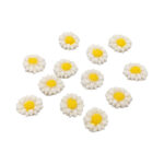 Decor tort - Set Flori de musetel mici, albe #1765