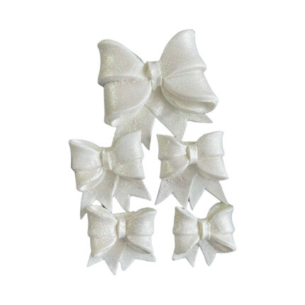 Decor tort - Set Fundite Albe  Sidefate#1253 - 5buc.