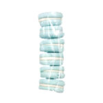 Decoratiune tort - Macarons, bleu #1505 - 6buc. - imagine 2