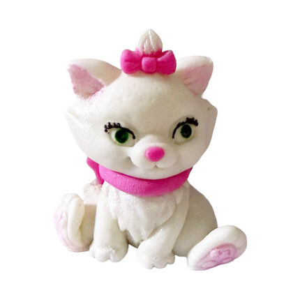 Decor tort - Pisica Marie- Pasta de Zahar #1604 - buc.-8cm