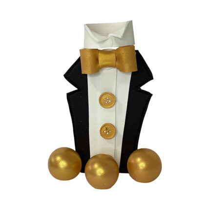 Decor tort - Set Costum  Gentleman #1550 - 1buc.-Pasta de zahar